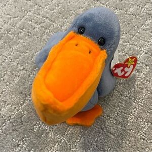 Ty Beanie Baby Babies SCOOP The Pelican Stuffed Animal